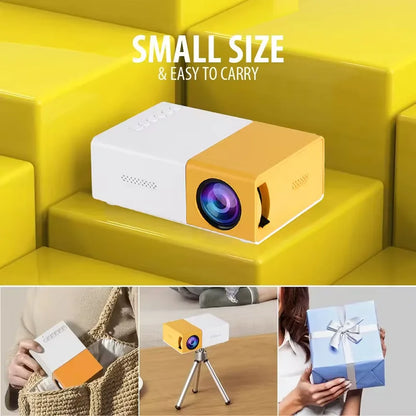 Mini Projector Wired and Wireless Mirroring Wifi Support 1080P Lcd Small Projector 4K Home Portable Projectors